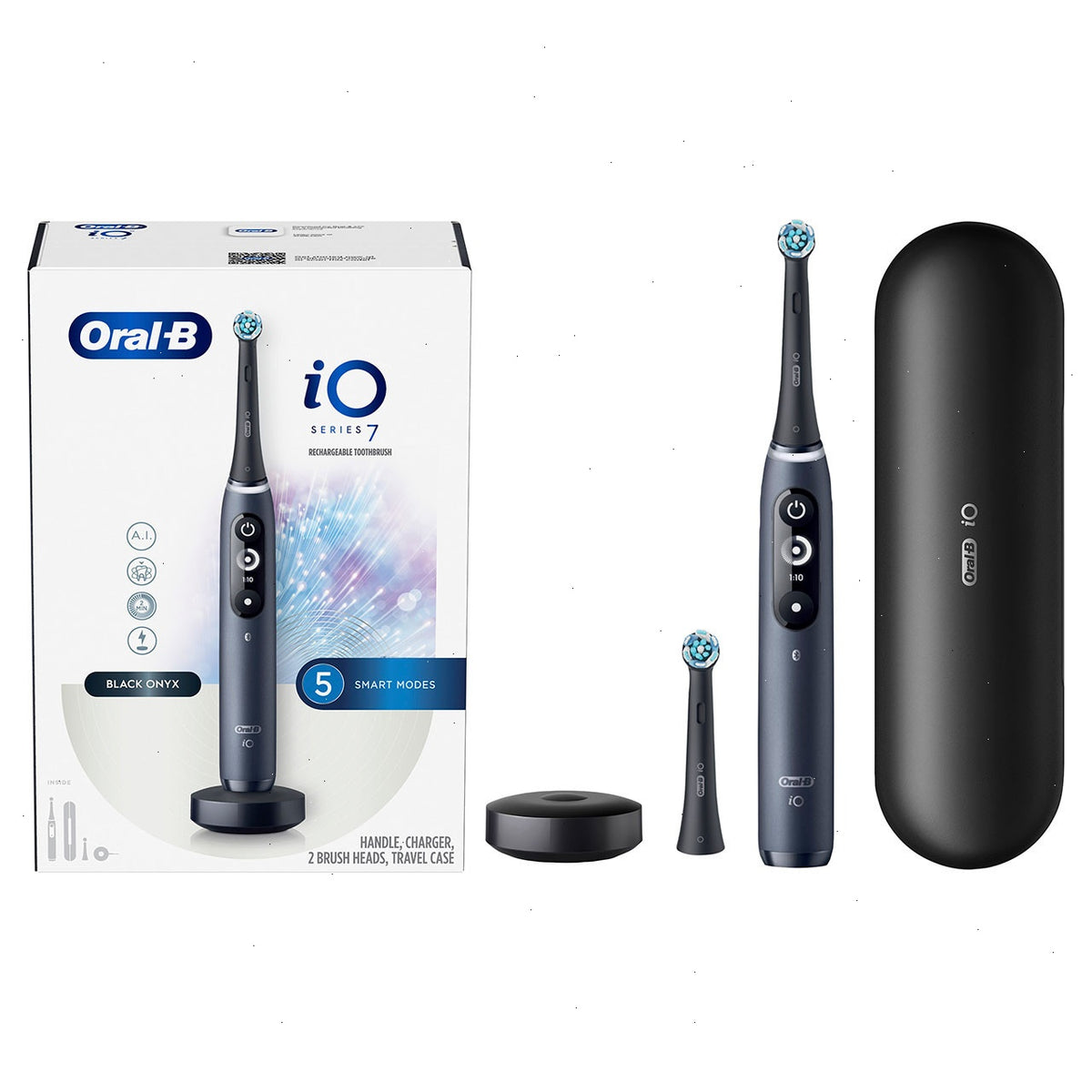 iO Series 7 Electric Toothbrush, Black Onyx