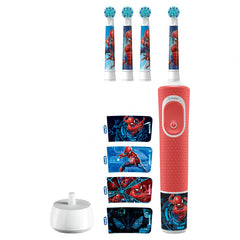 Oral-B Kids Electric Toothbrush Bundle Featuring Spiderman, for kids 3+