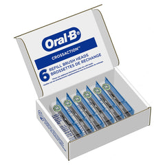 Oral-B CrossAction Replacement Brush Heads, Black 6-Count