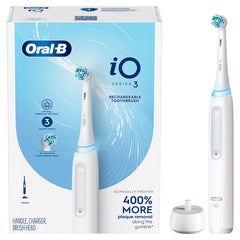 iO Series 3 Rechargeable Electric Toothbrush, Matte White