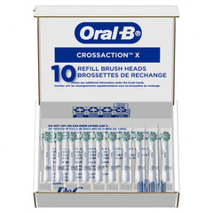 Oral-B CrossAction X-Filament Replacement Brush Heads, 10 Count