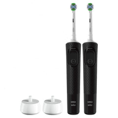 Pro 500 Rechargeable Electric Toothbrush Twin Pack, Black
