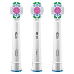 Oral-B 3D White X-Filament Replacement Brush Heads, 3 Count