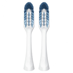 Clic Toothbrush Replacement Brush Heads, White, 2 Count