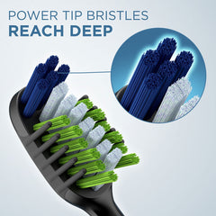 Clic Toothbrush Whitening Replacement Brush Heads, Black, 2 Count