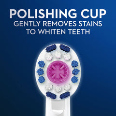 Oral-B 3D White X-Filament Replacement Brush Heads, 3 Count