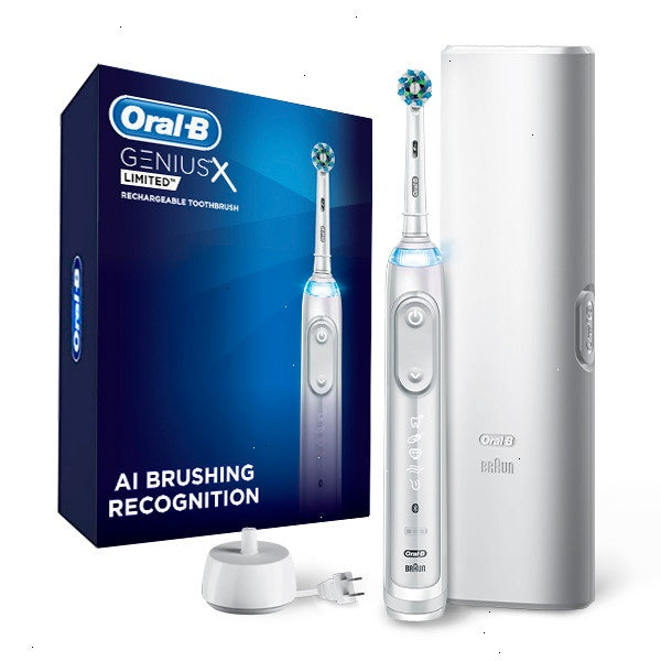 Genius X Limited Rechargeable Electric Toothbrush, White