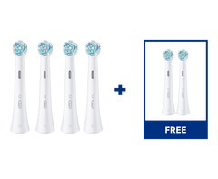 Oral-B iO Ultimate Clean Replacement Brush Heads, 6-Count, White