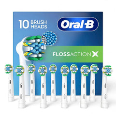 FlossAction Replacement Brush Heads, 10-Count