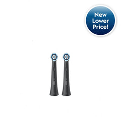 Oral-B iO Gentle Care Replacement Brush Heads, 2-Count, Black