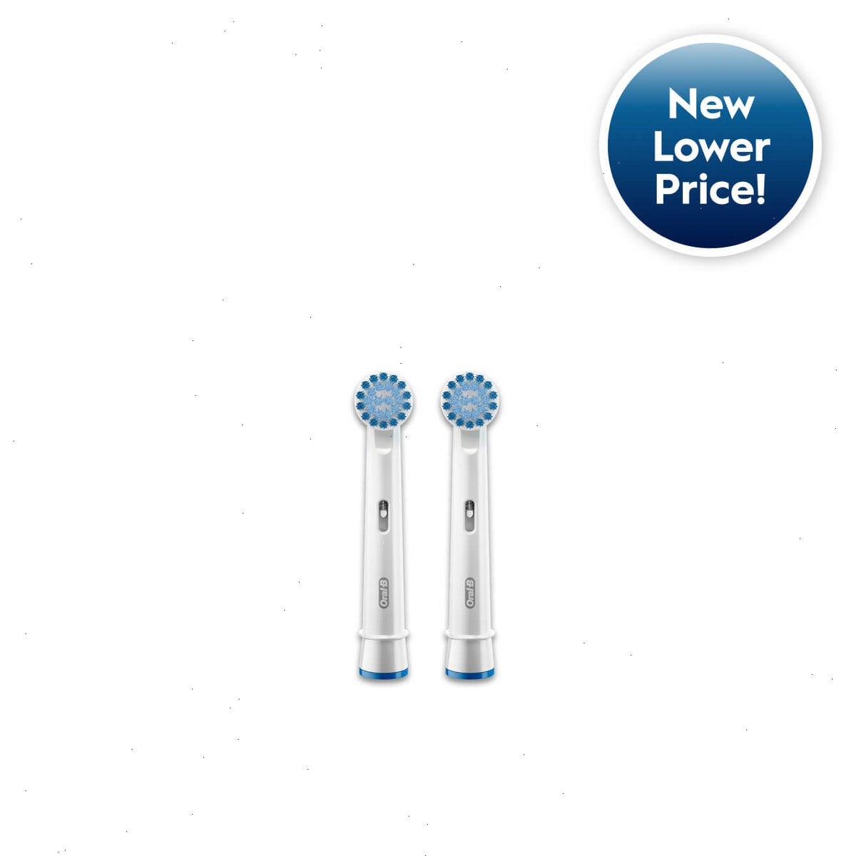 Oral-B Sensitive Gum Care Replacement Brush Heads, 2-Count